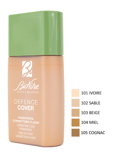 DEFENCE COVER FONDOTINTA CORRETTORE FLUIDO 104 40 ML - FarmaLucia