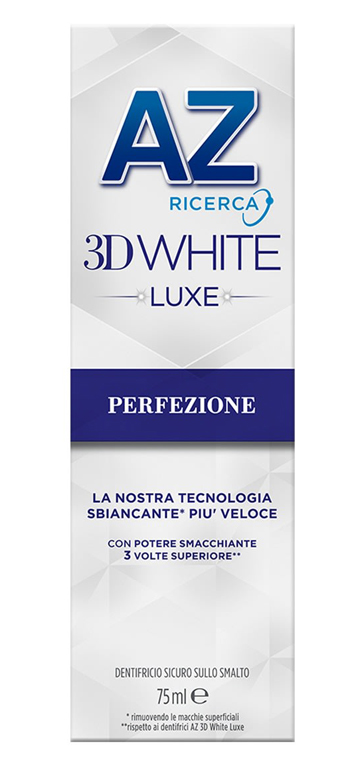 AZ DENT 3D WHITE LUXE PERFEZIONE 75ML - FarmaLucia