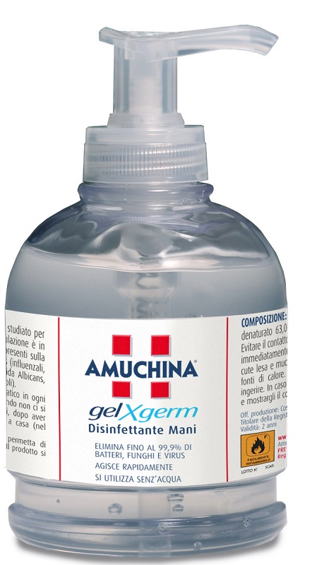 AMUCHINA GEL X-GERM DISINFETTANTE MANI 250 ML - FarmaLucia
