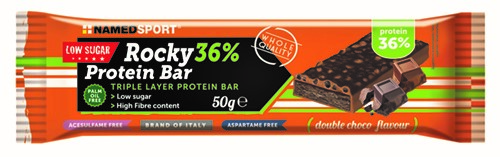 ROCKY 36% PROTEIN BAR DOUBLE CHOCO BARRETTA 50 G - FarmaLucia