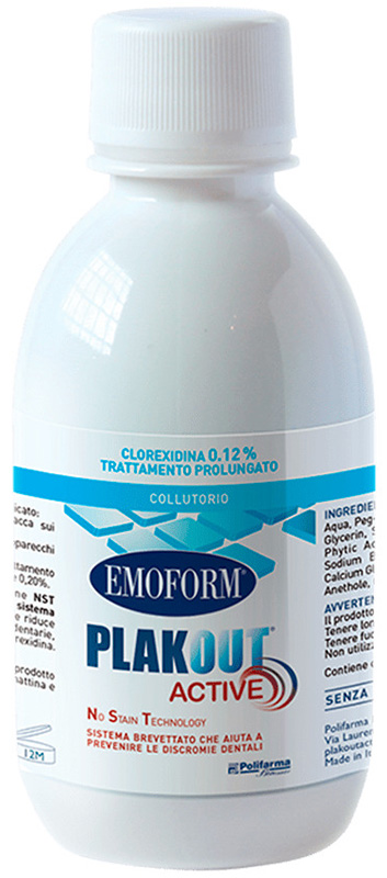 EMOFORM PLAKOUT ACTIVE 0,12 + DENTIFRICIO VENDITA - FarmaLucia