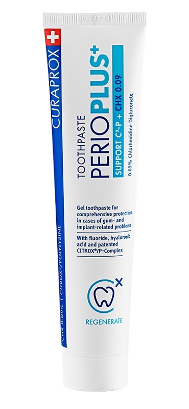CURAPROX PERIOPLUS+ SUPPORT DENTIFRICIO CHX 0,09% 75 ML - FarmaLucia