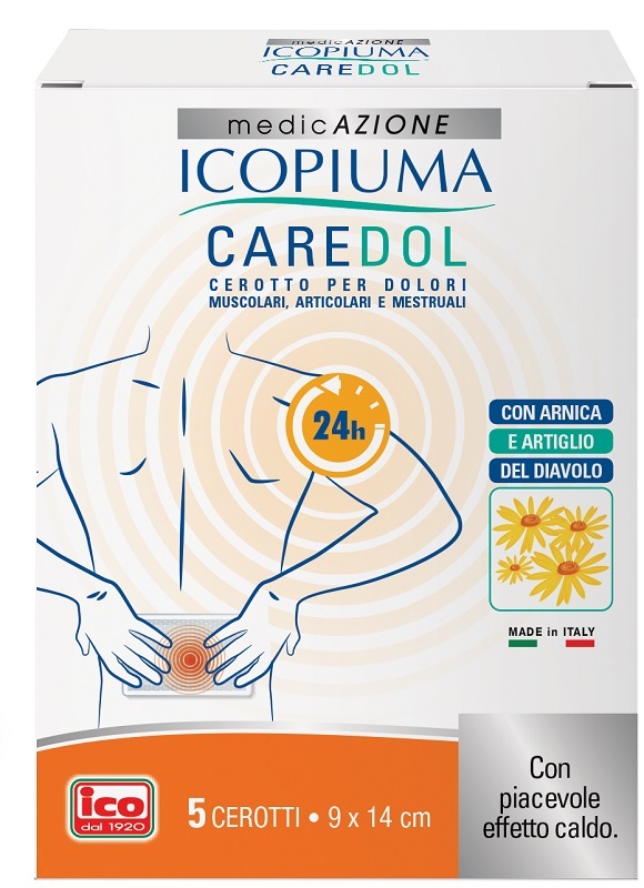 ICOPIUMA CAREDOL CEROTTO DOL RETTANGOLARE 5 PEZZI - FarmaLucia