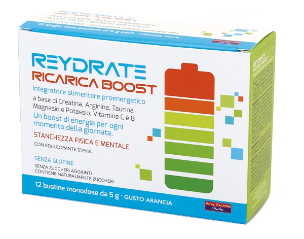 REYDRATE RICARICA BOOST 12 BUSTINE - FarmaLucia