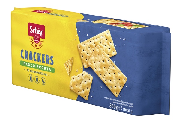 SCHAR CRACKERS SENZA LATTOSIO PACCO SCORTA 10 MONOPORZIONI DA 35 G - FarmaLucia