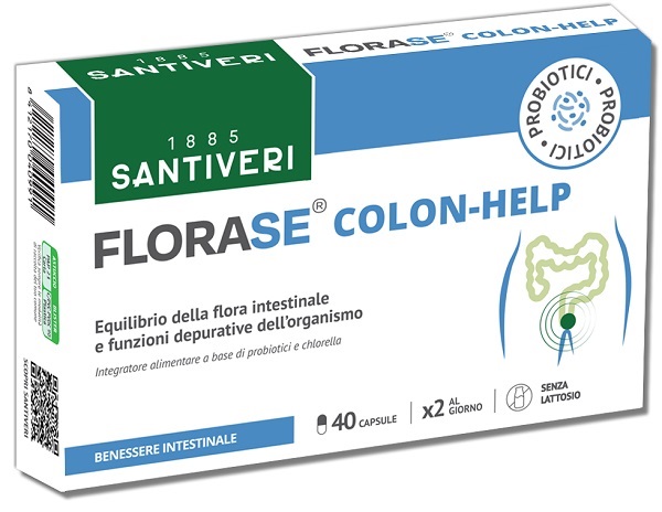 FLORASE COLON HELP 40 CAPSULE - FarmaLucia