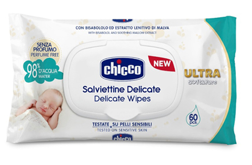 CHICCO COSMETICO SALVIETTE 60 PEZZI NO PROFUNO - FarmaLucia