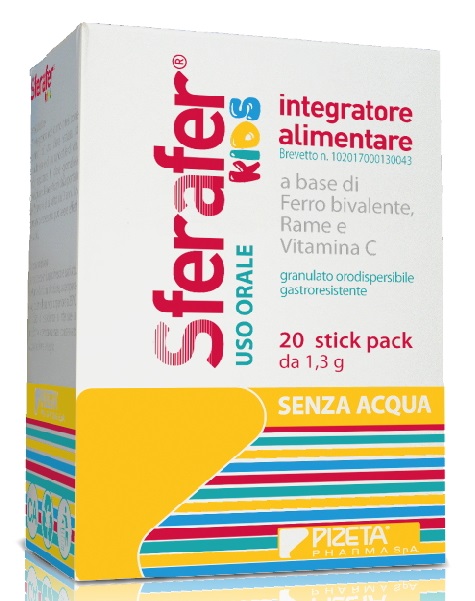 SFERAFER KIDS 20 STICK PACK - FarmaLucia