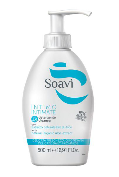 SOAVI INTIMO DELICATO PH4,5 FLACONE CON DISPENSER 500 ML - FarmaLucia