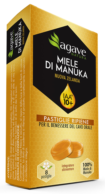 AGAVE NATURA MANUKA IAA 10+ 8 PASTIGLIE 20 G - FarmaLucia