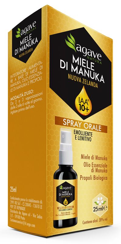 AGAVE NATURA SPRAY ORALE IAA 10+ 25 ML - FarmaLucia