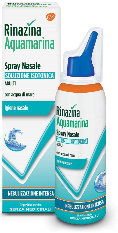 RINAZINA AQUAMARINA ISOTONICA SPRAY NEBULIZZAZIONE INTENSA 100 ML - FarmaLucia