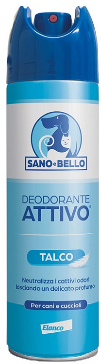 SANO E BELLO DEODORANTE ATTIVO TALCO 250 ML - FarmaLucia