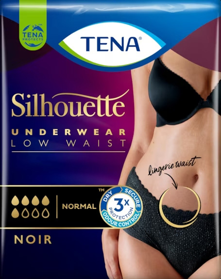 TENA SILHOUETTE NOIR L 9 PEZZI - FarmaLucia