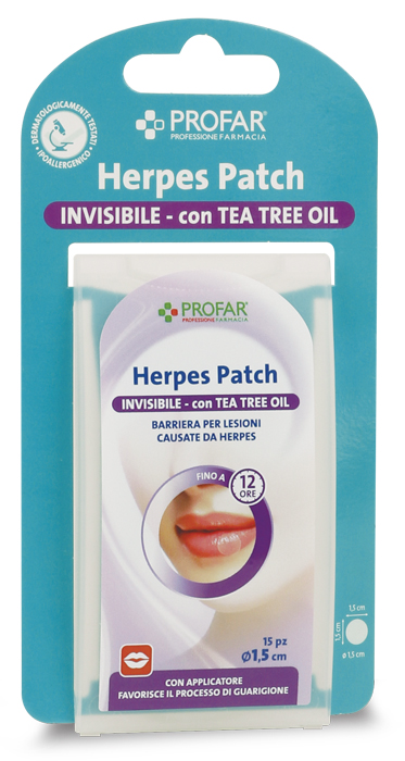 PROFAR HERPES PATCH CON TEA TREE 15 PEZZI - FarmaLucia