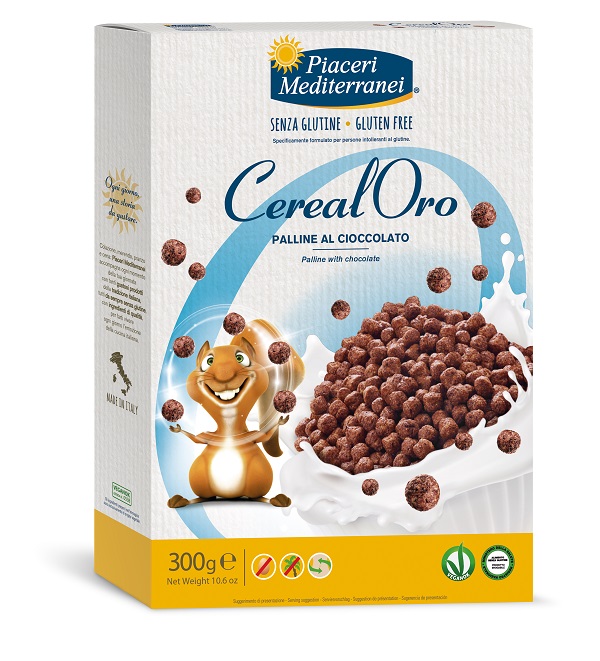 PIACERI MEDITERRANEI CEREALORO PALLINE CIOCCOLATO 300 G - FarmaLucia