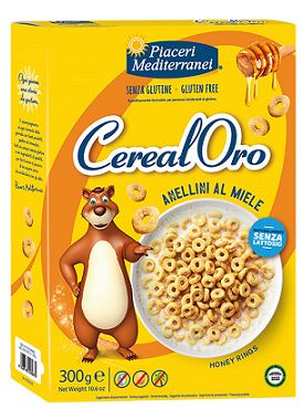 PIACERI MEDITERRANEI CEREALORO ANELLINI MIELE 300 G - FarmaLucia