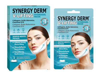 SYNERGY DERM V LIFTING HYDROGEL MASK DOPPIO MENTO - FarmaLucia