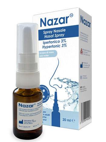 NAZAR SPRAY NASALE IPERTONICO 3% 20 ML - FarmaLucia