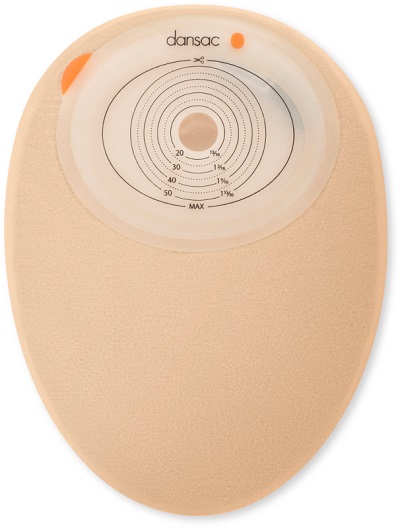 DANSAC NOVALIFE TRE 1 SACCA CHIUSA OPACA PIANA MAXI PER COLOSTOMIA CON FINESTRA RITAGLIABILE 15-70X90 MM 620 ML 30 PEZZI - FarmaLucia