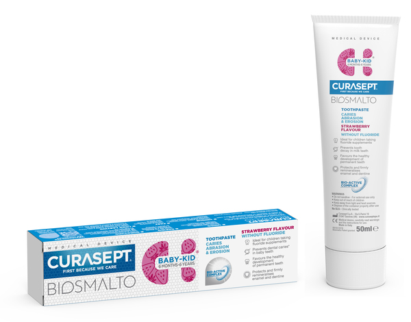 CURASEPT BIOSMALTO BABY KID SENZA FLUORO 50 ML - FarmaLucia