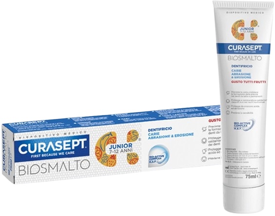 CURASEPT BIOSMALTO DENTIFRICIO JUNIOR 75 ML - FarmaLucia