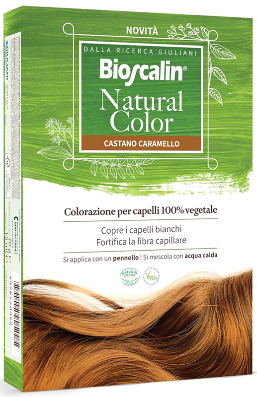 BIOSCALIN NATURAL COLOR CASTANO CARAMELLO 70 G - FarmaLucia