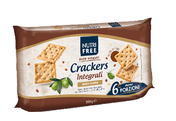 NUTRIFREE CRACKERS INTEGRALI 33,4 G X 6 PEZZI - FarmaLucia
