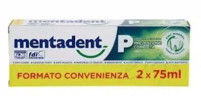MENTADENT P 2 X 75 ML BITUBO PROMO - FarmaLucia