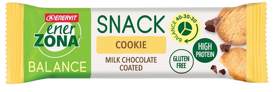 ENERZONA SNACK COOKIE MILK CIOCHOLATE 33 G - FarmaLucia