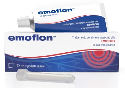 EMOFLON POMATA RETTALE TUBETTO 25 G CON APPLICATORE - FarmaLucia