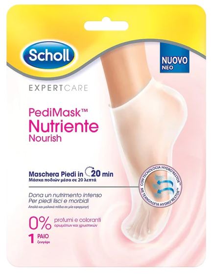SCHOLL EXPERTCARE PEDIMASK NUTRIENTE 0% PROFUMI E COLORANTI - FarmaLucia