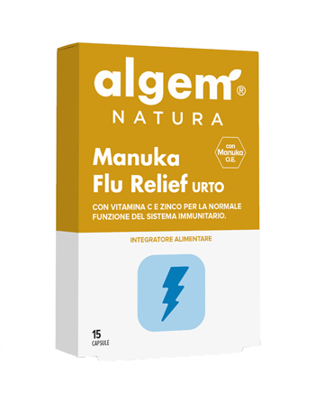ALGEM MANUKA FLU RELIEF URTO 15 CAPSULE - FarmaLucia