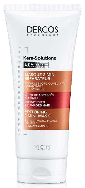 DERCOS TECHNIQUE KERASOL MASCHERA RIPARATRICE 2 MIN 200 ML - FarmaLucia
