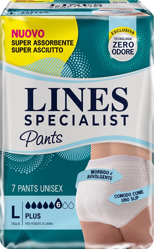 LINES SPECIALIST PANTS PLUS UNISEX L 7 PEZZI - FarmaLucia