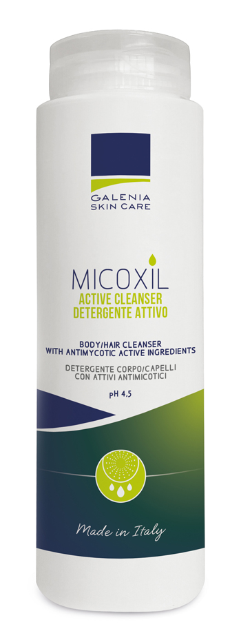 MICOXIL ACTIVE CLEANSER DETERGENTE PER CORPO E CAPELLI PH 4,5 250 ML - FarmaLucia
