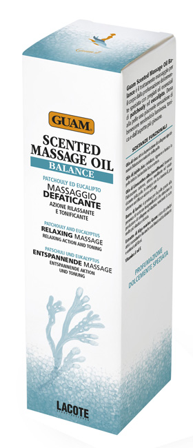 GUAM SCENTED MASSAGE OIL BALANCE MASSAGGIO DEFATICANTE RILASSANTE E TONIFICANTE 150 ML - FarmaLucia