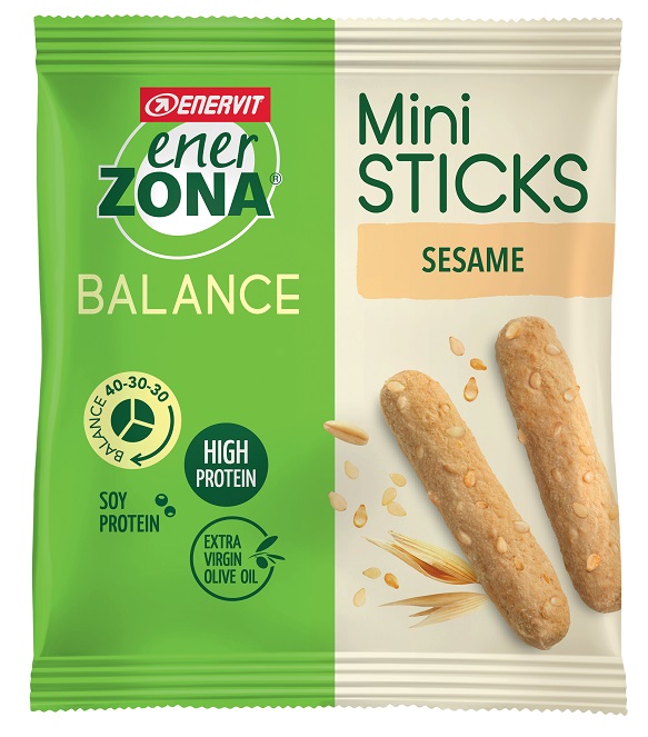 ENERZONA MINI BREAD STICKS SESAME 22 G - FarmaLucia
