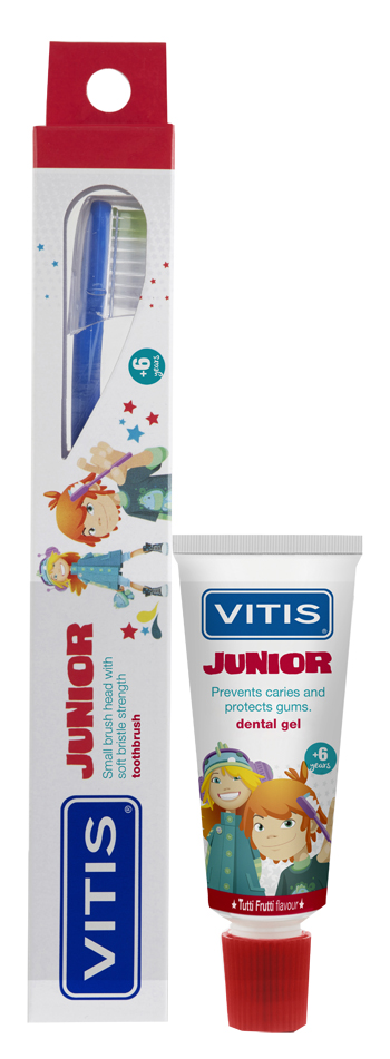 VITIS JUNIOR SPAZZOLINO + GEL 15 ML - FarmaLucia