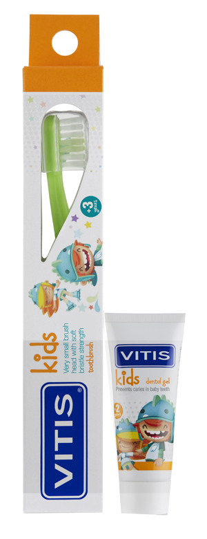 VITIS KIDS SPAZZOLINO + GEL 8 ML - FarmaLucia