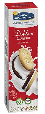 PIACERI MEDITERRANEI DOBLONI DARK & WHITE 120 G - FarmaLucia