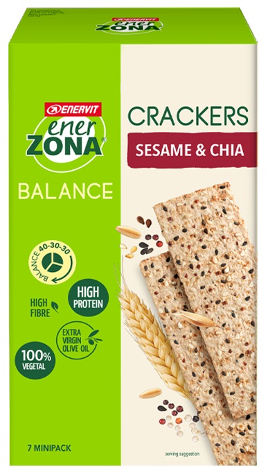 ENERZONA CRACKERS SESAME & CHIA 25 G - FarmaLucia