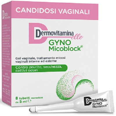 DERMOVITAMINA GYNOMICOBLOCK M 8 TUBETTI MONODOSE 5 ML - FarmaLucia