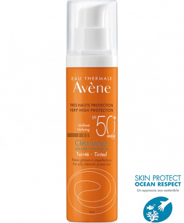 AVENE EAU THERMALE CLEANANCE SOLARE COLORATO 50+ 50 ML - FarmaLucia