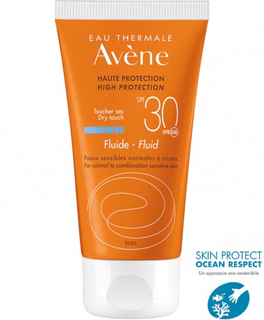 AVENE EAU THERMALE FLUIDO SPF 30 PROTEZIONE SOLARE ALTA 50 ML - FarmaLucia