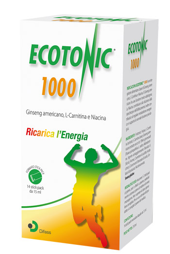 ECOTONIC 1000 14 STICK PACK 15 ML - FarmaLucia