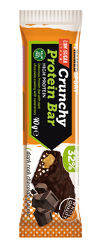 CRUNCHY PROTEINBAR DARK ROCK CHOCOLATE BARRETTA 40 G - FarmaLucia