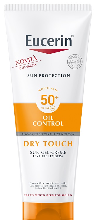 EUCERIN SUN PROTECTION OIL CONTROL DRY TOUCH SPF 50+ SUN GEL CREME 200 ML - FarmaLucia