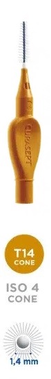 CURASEPT PROXI T14 CONE OCRA/DARK GOLD 5 PEZZI - FarmaLucia