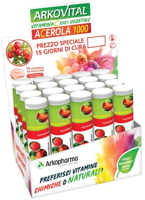 ARKOVITAL ACEROLA 1000 15 COMPRESSE - FarmaLucia